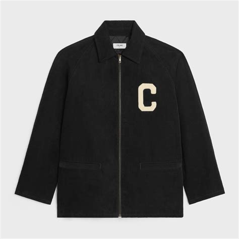 celine jacket in corduroy rinsed|Celine.